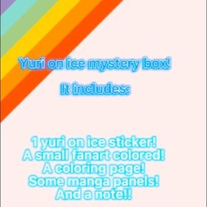 Yuri On Ice mystery box!!